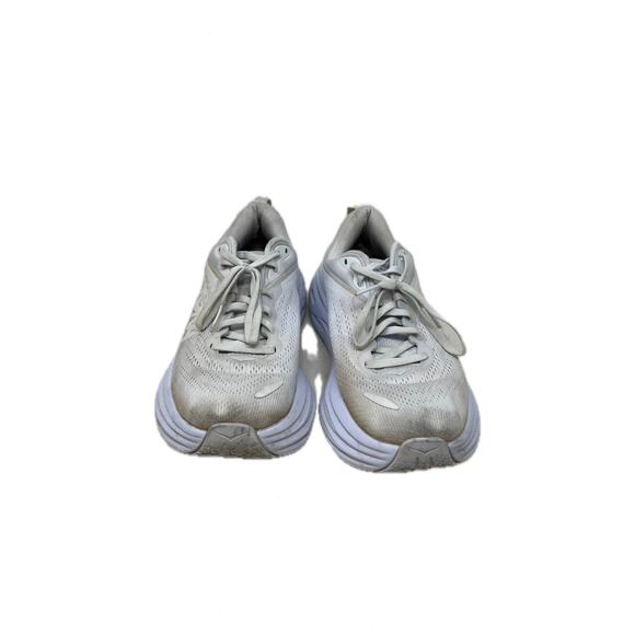 Hoka One One Bondi 8 Triple White Womens 8.5B - Picture 1 of 8